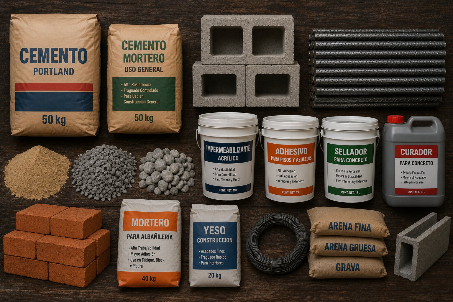 Materiales de construcción